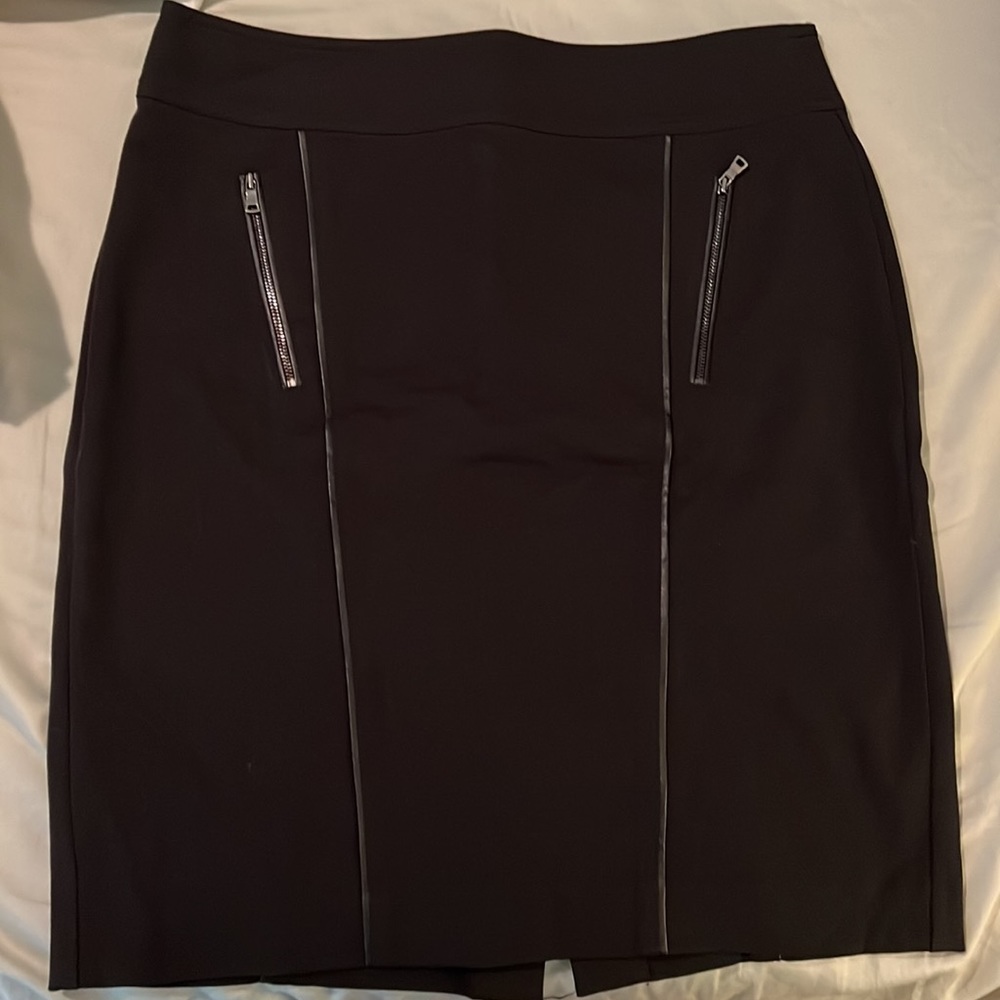 Ann Taylor Black Pencil Skirt Sz 10